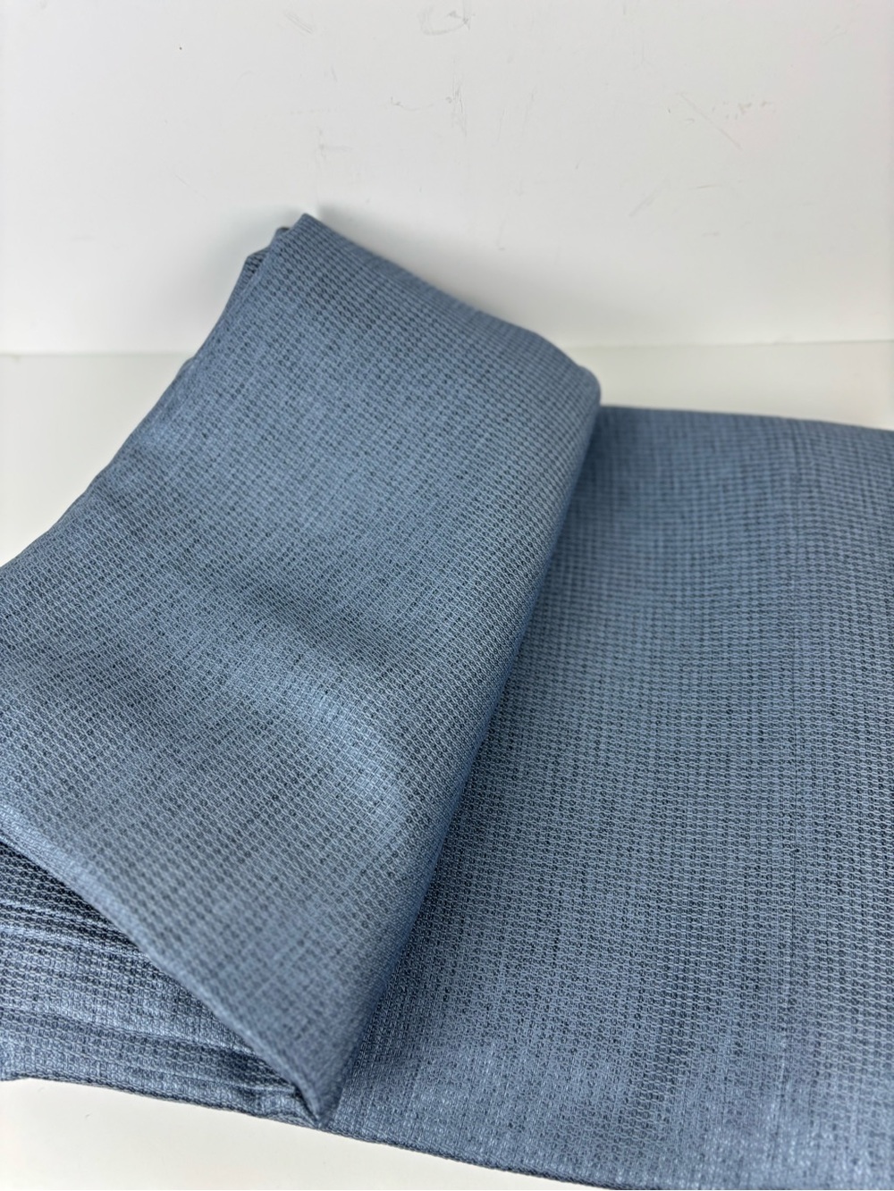 Target Textured Denim Blue Drapery Curtain-Set of 2-Panels